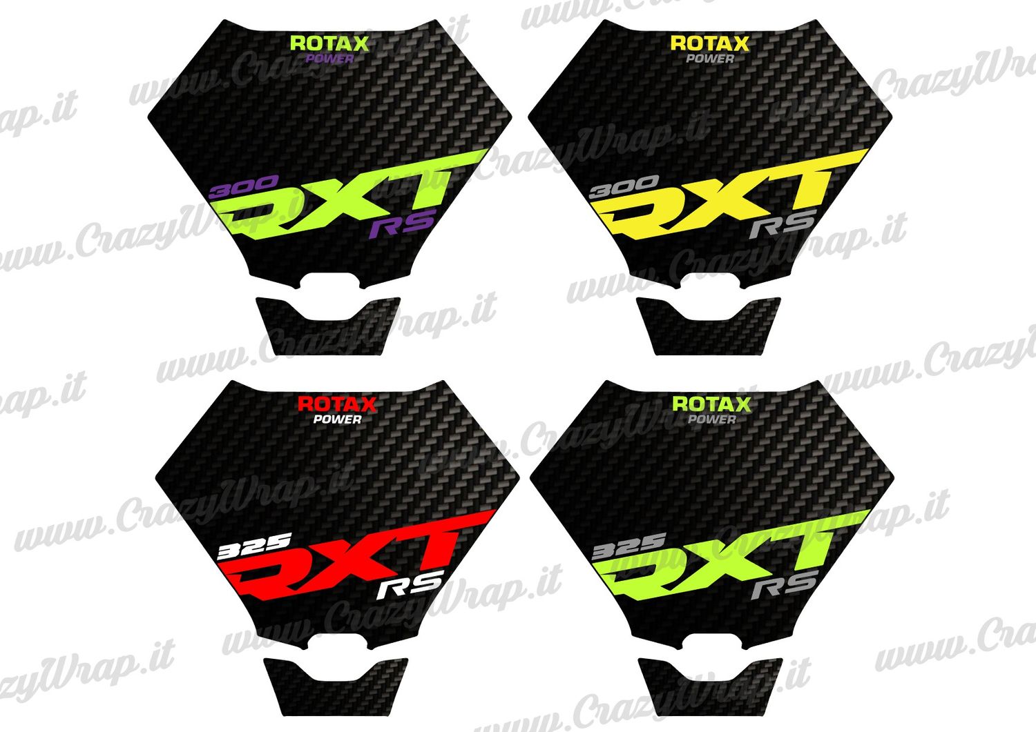 KIT ADESIVI CASSETTINO PORTA OGGETTI - SEADOO RXT 300/325 X RS 2018/2024
