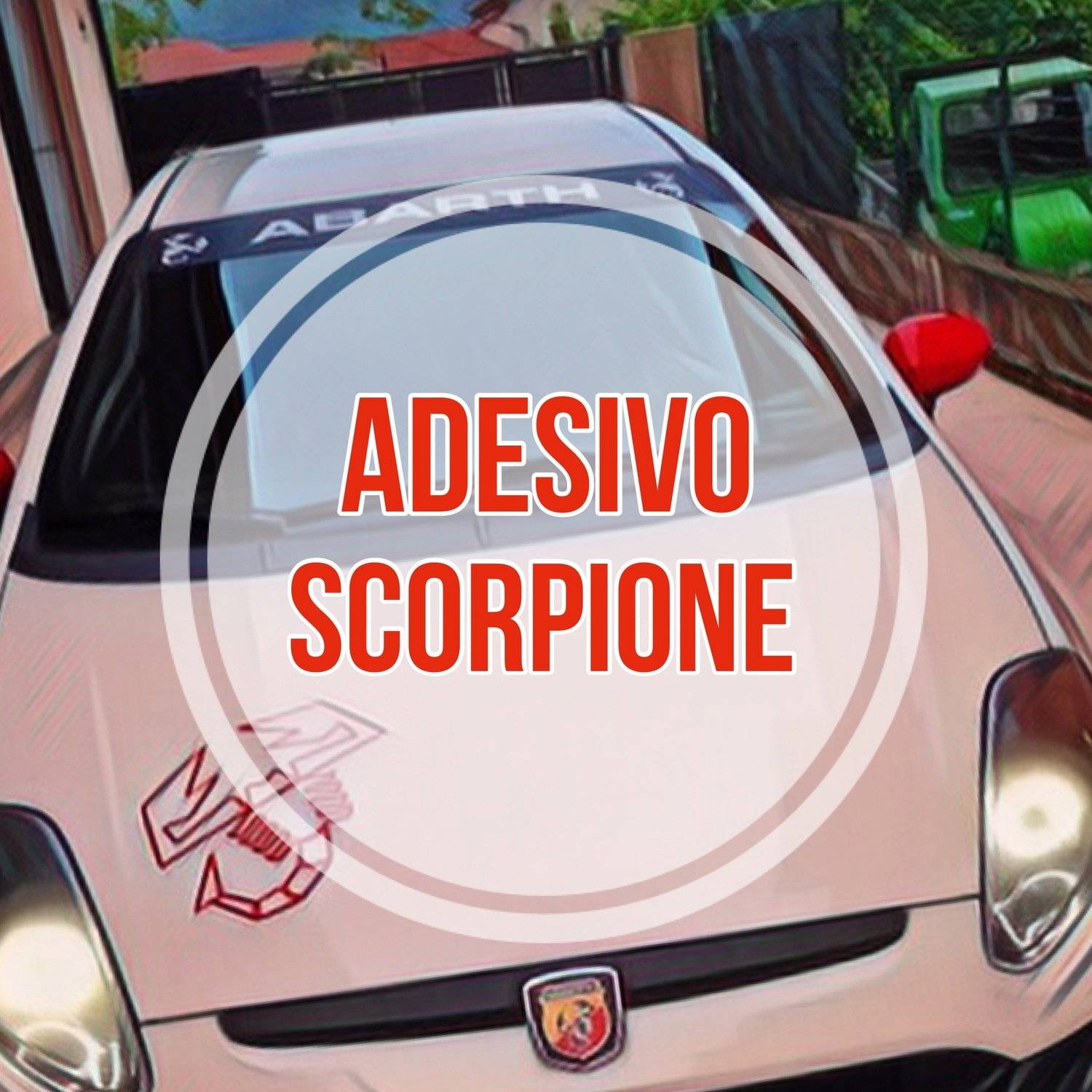 Adesivo Scorpione Cofano - Fiancata