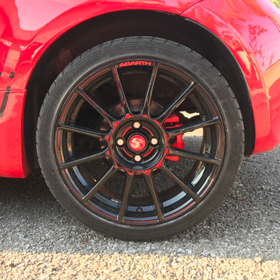 Loghi Abarth per Cerchi Essesse 4pz.