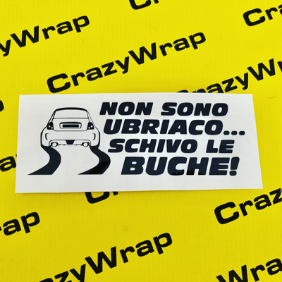 Sticker &quot;Non sono Ubriaco&quot;