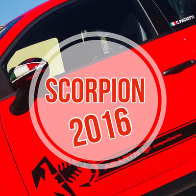 Kit Strisce Laterali Scorpion 2016 per 500 ABARTH