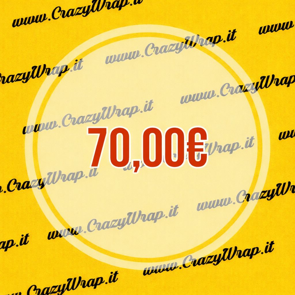 Adesivo personalizzato da: 70,00€