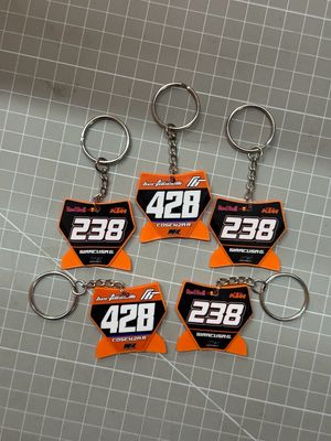 Portachiavi Tabella moto Personalizzato