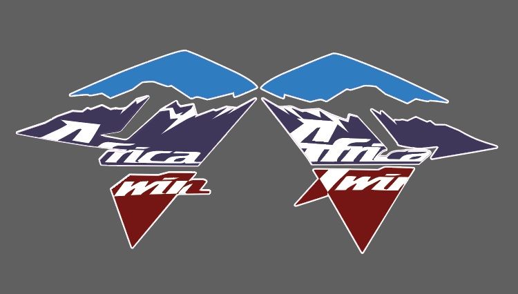 Kit grafiche per convogliatori anteriori - HONDA AFRICA TWIN 1100 - 2024 BIANCO Kit grafiche per convogliatori anteriori - HONDA AFRICA TWIN 1100 - 2024 BIANCO