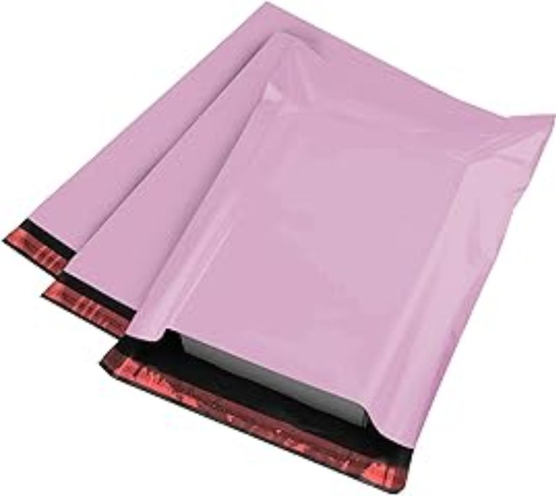 Postage Bags 10" x 14" Pink self seal 10 per pack