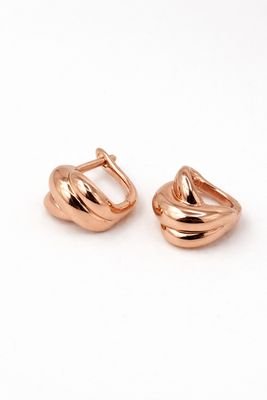 Kolczyki TWIST ROSE GOLD Kolczyki TWIST ROSE GOLD