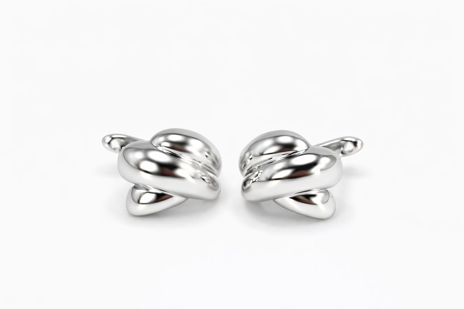 Kolczyki TWIST SILVER