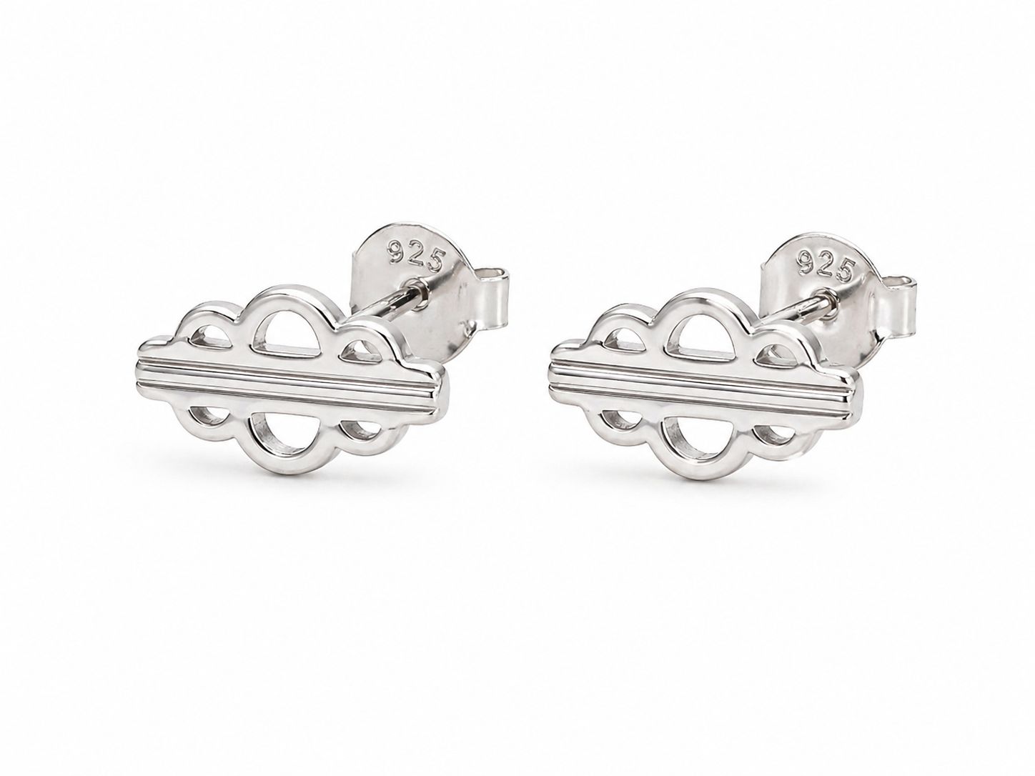 Kolczyki Signature Studs Silver