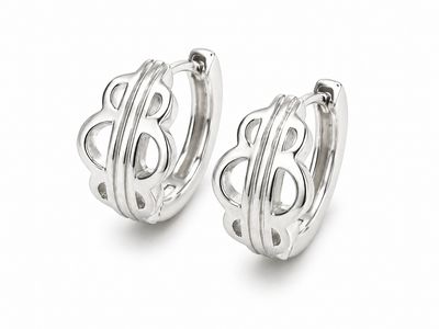 Kolczyki Signature Hoops Silver