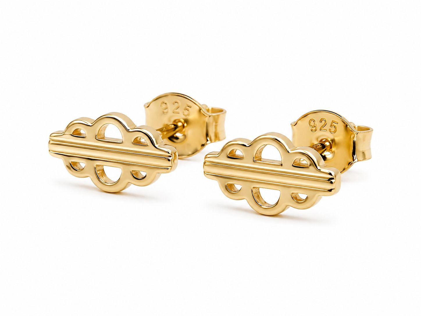 Kolczyki Signature Studs Gold