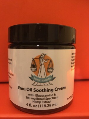 Emu Oil Soothing Cream + CBD Oil & Glucosamine