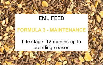 Emu Feed Formula 3 - Maintenance
