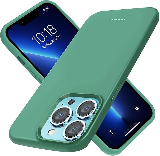 nuoku Entworfen für iPhone 13 Pro Hülle, eingebauter Kühlkörper, Shock-Airbags Fallschutz, hervorragende Griffigkeit, Kratzfeste Handyhülle 6,1 Zoll