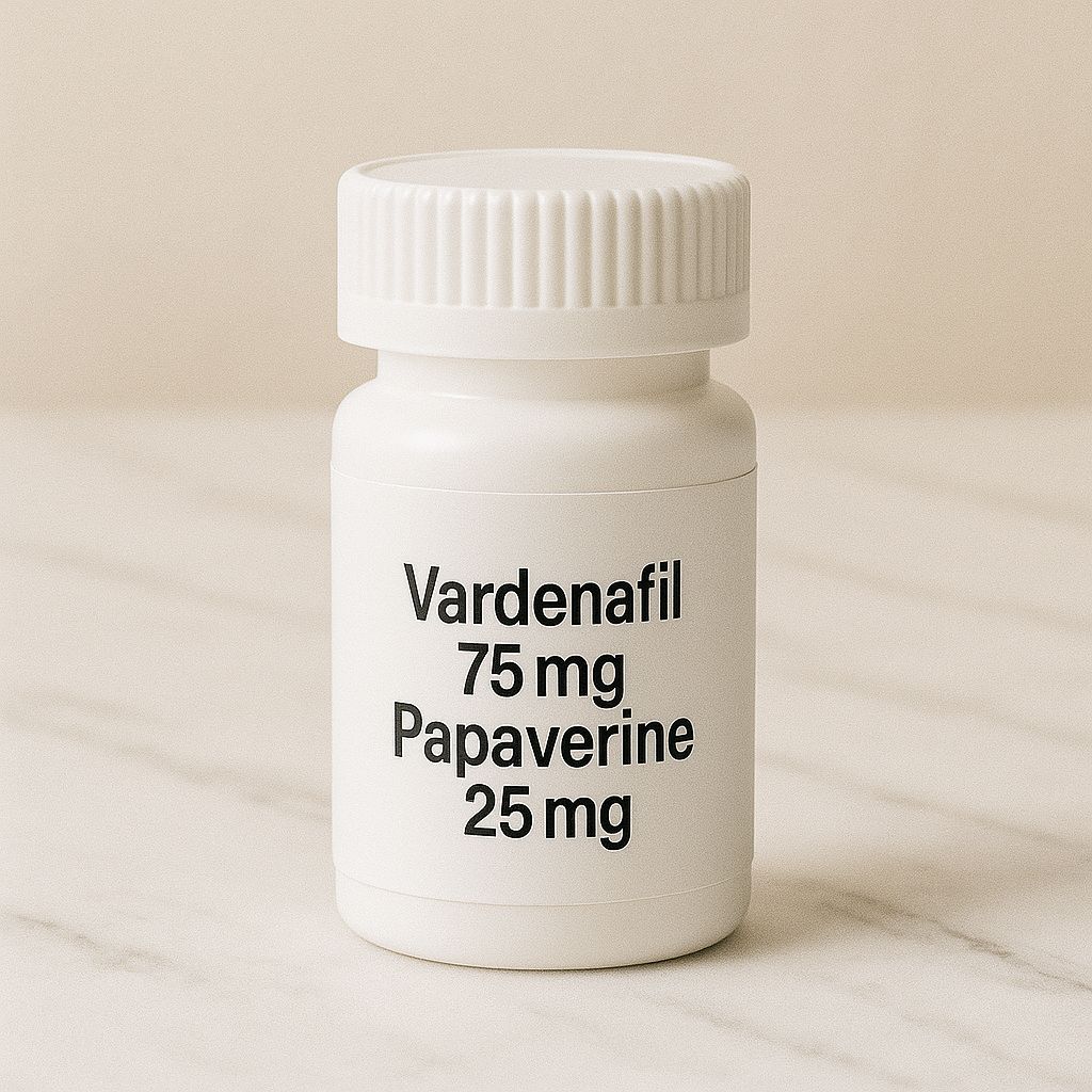 Vardenafil/Papaverine Treatment - 1 Month