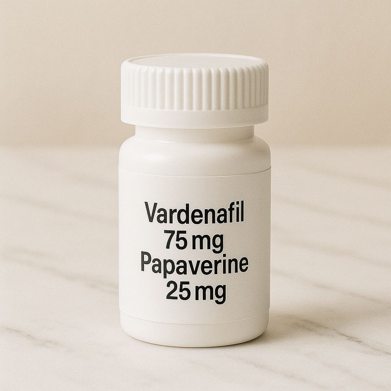 Vardenafil/Papaverine Treatment - 1 Month Vardenafil/Papaverine Treatment - 1 Month
