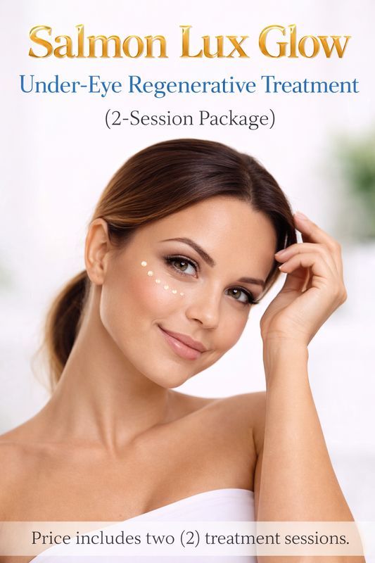 Salmon Lux Glow Under-Eye Regenerative Treatment – In-Office Appointment (2 Sessions) Salmon Lux Glow Under-Eye Regenerative Treatment – In-Office Appointment (2 Sessions)