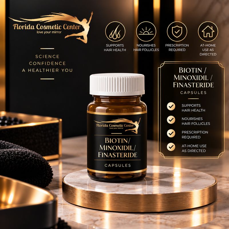 Biotin/Minoxidil/Finasteride Hair Restoration Treatment - 1 Month