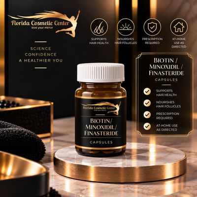 Biotin/Minoxidil/Finasteride Hair Restoration Treatment - 1 Month Biotin/Minoxidil/Finasteride Hair Restoration Treatment - 1 Month