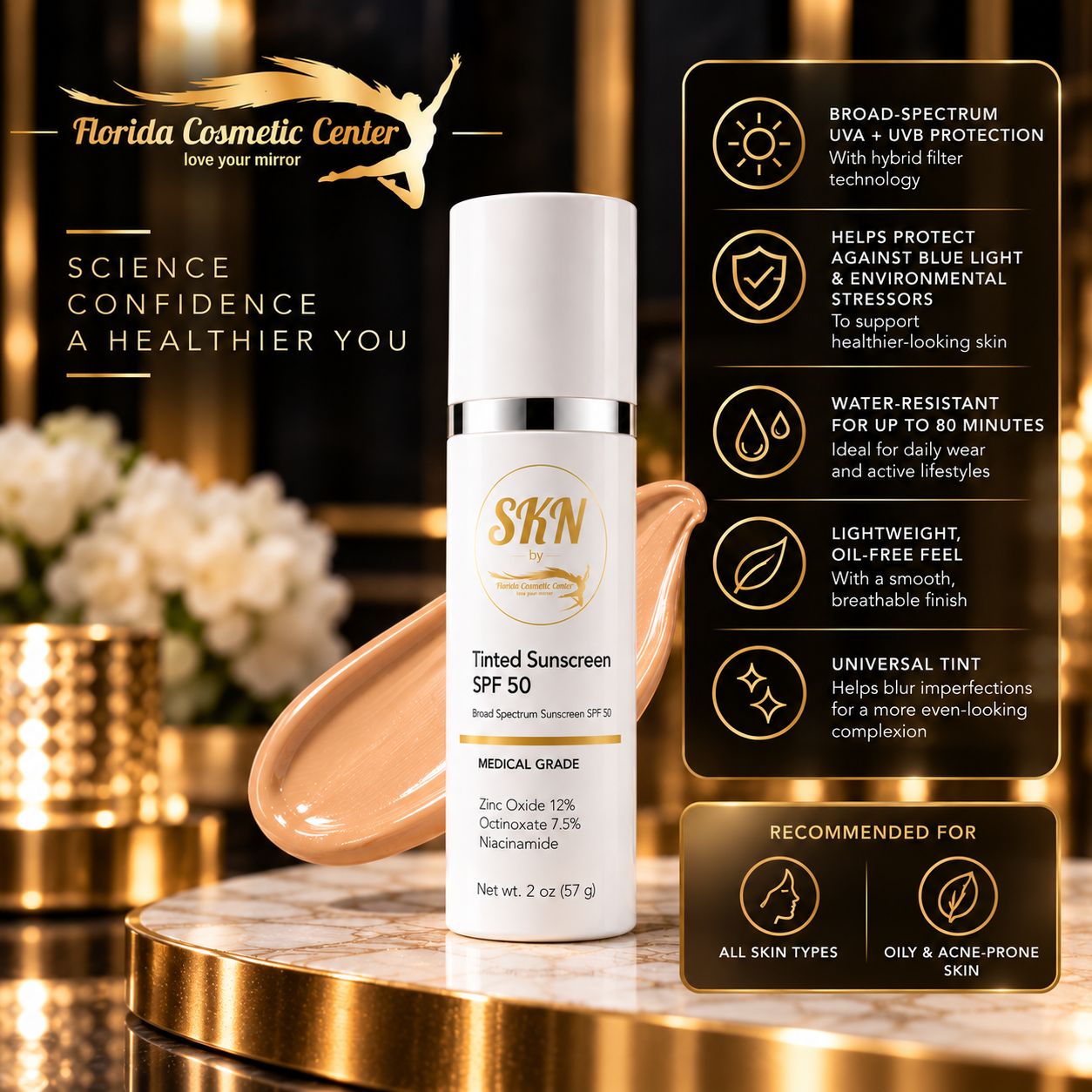Tinted Sunscreen SPF 50
