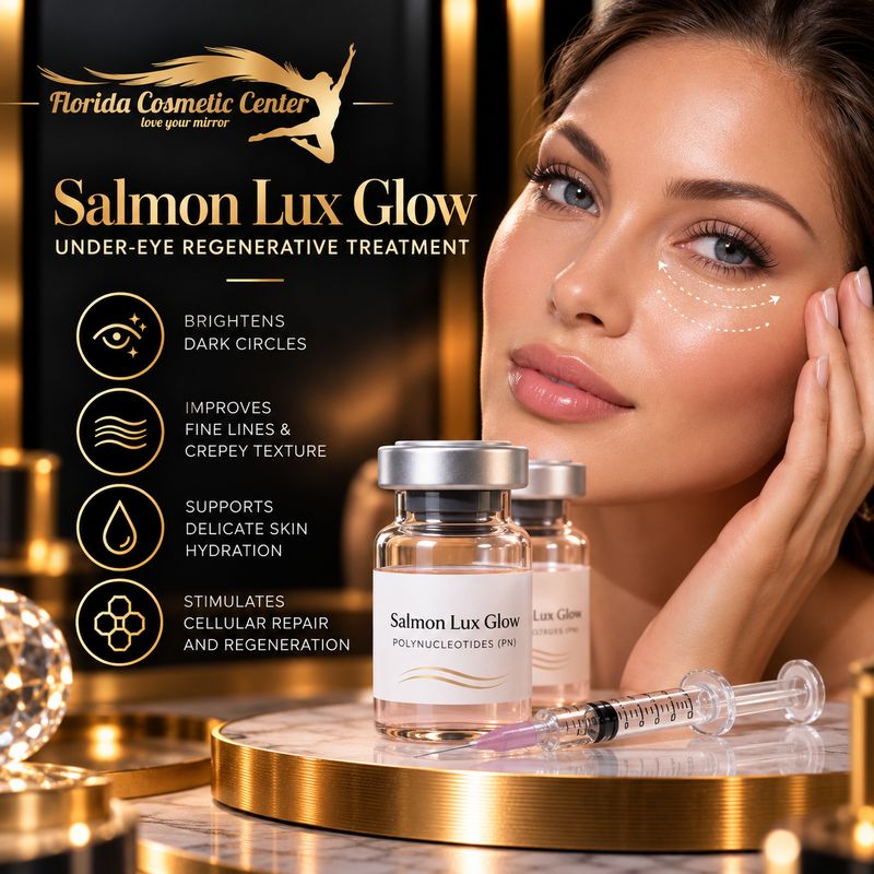 Salmon Lux Glow Under-Eye Regenerative Treatment – In-Office Appointment (2 Sessions)