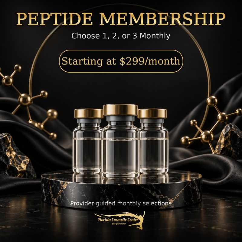 Peptide Membership – Choose 1, 2, or 3 Monthly Peptide Membership – Choose 1, 2, or 3 Monthly