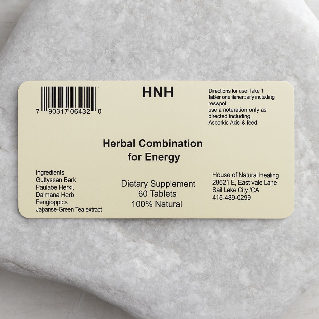 Herbal combination for energy