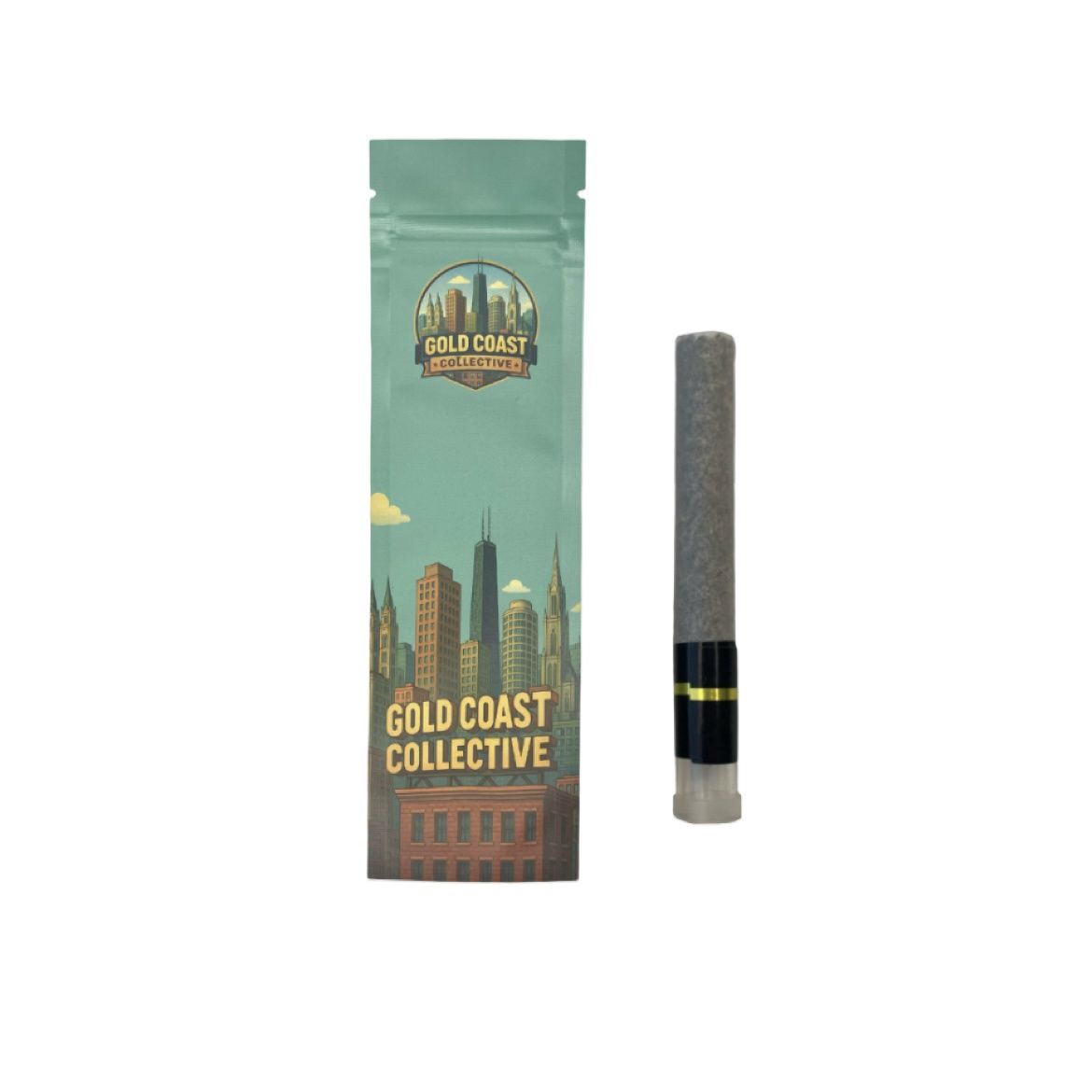Dagashi Kush Premium Preroll (1G) Glass Tip
