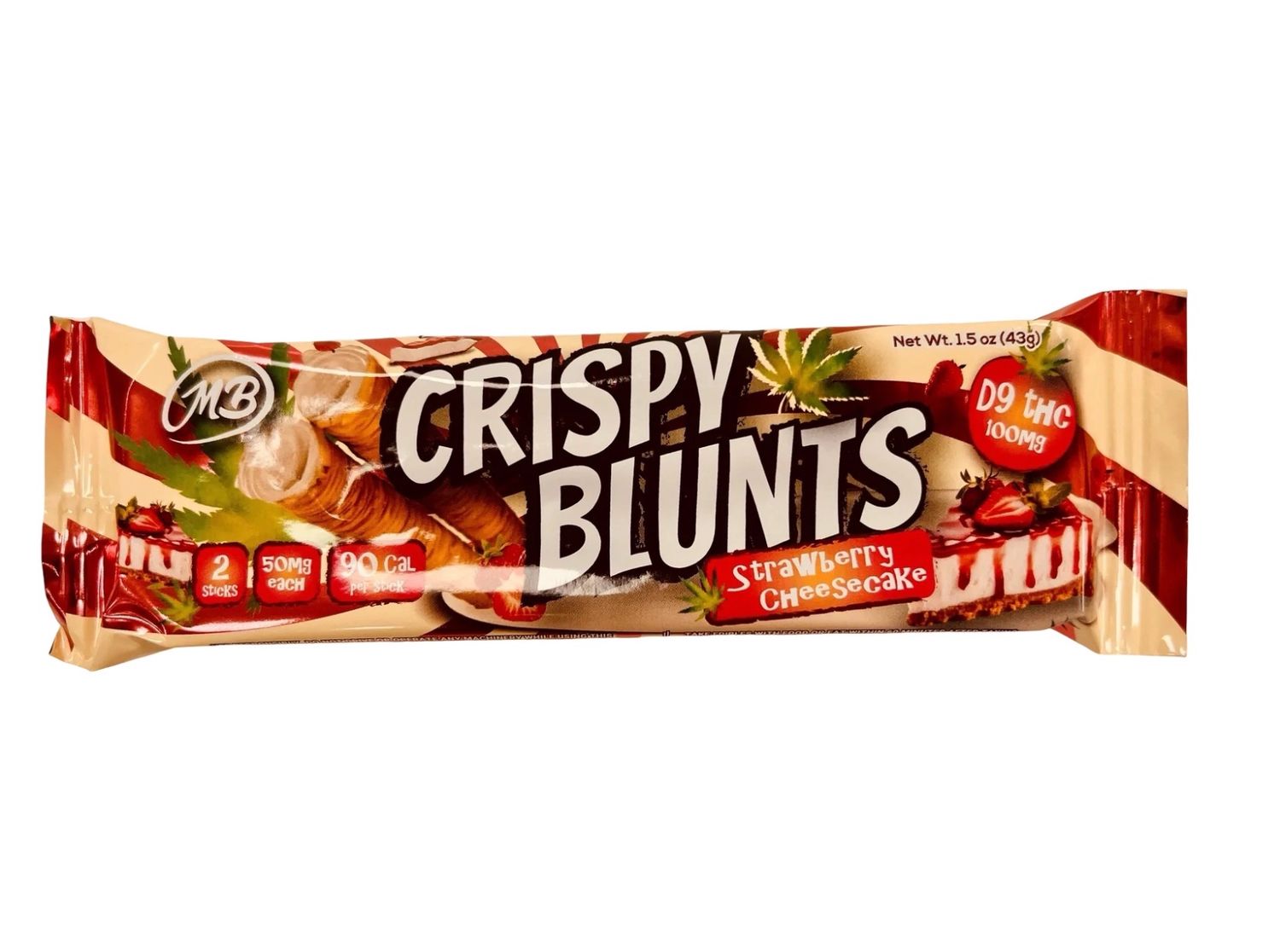 Strawberry Cheesecake Crispy Blunt Infused Cookies