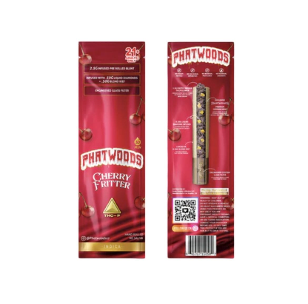 Cherry Fritter Phatwoods Infused Blunt
