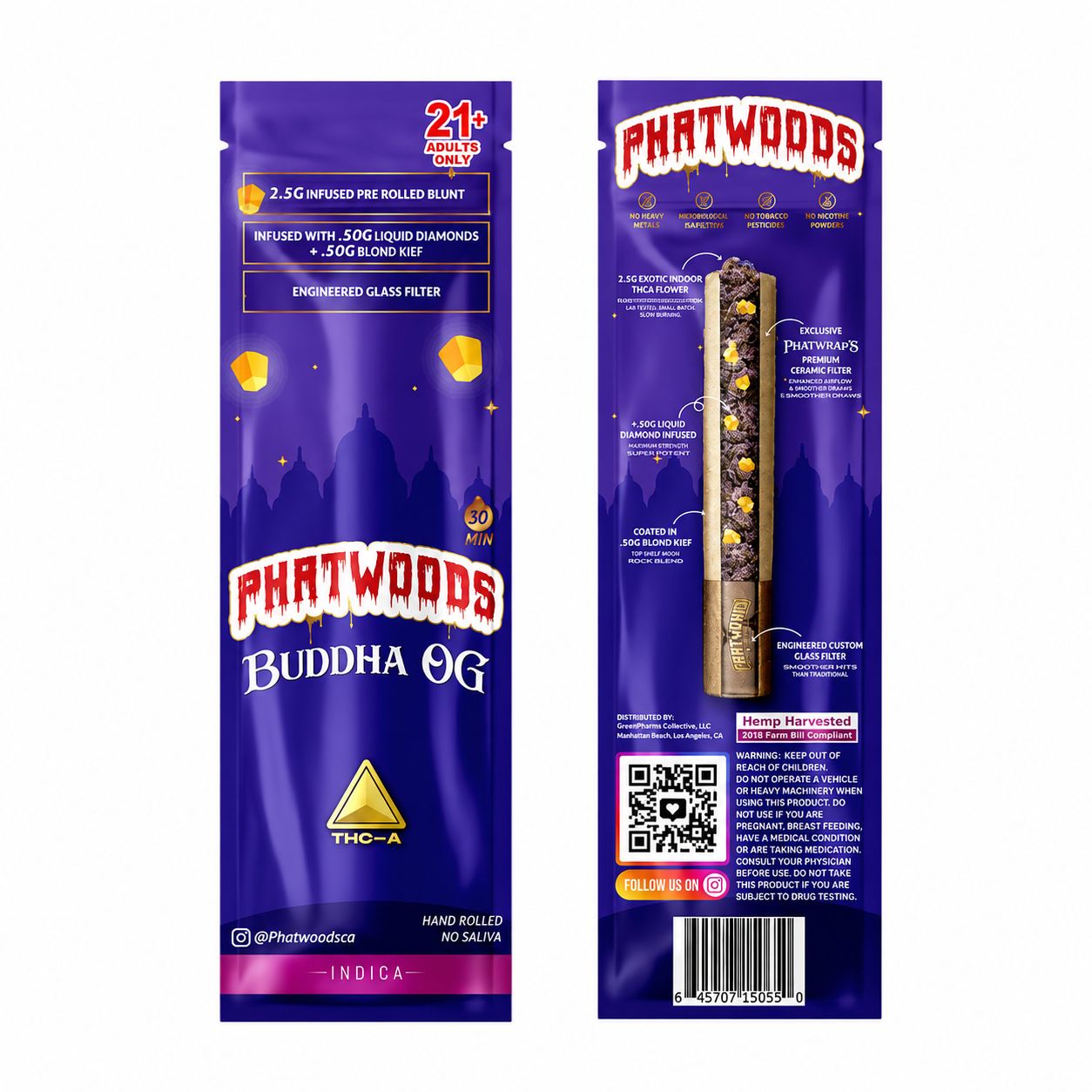 Budha OG - Phatwoods Diamond Infused Blunt
