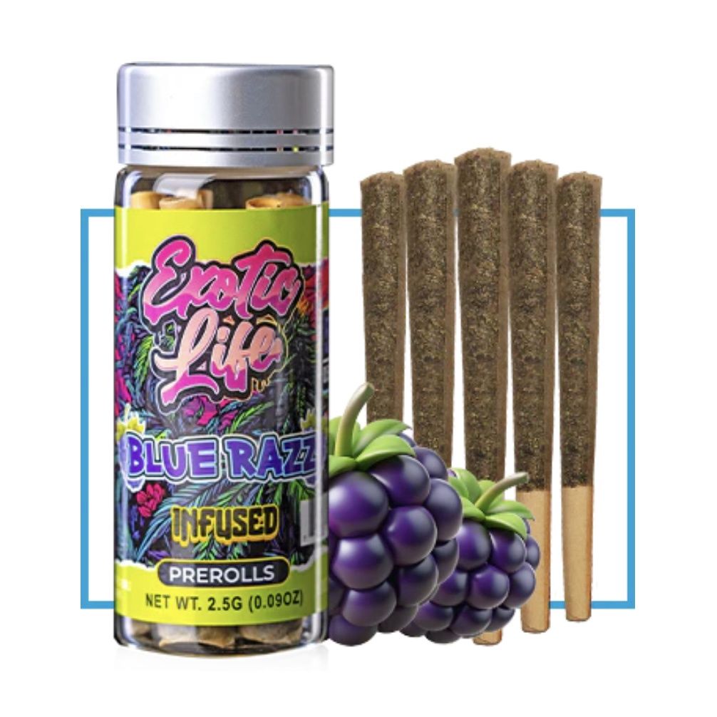 Blue Razz Infused Pre-Roll (5-Pack)