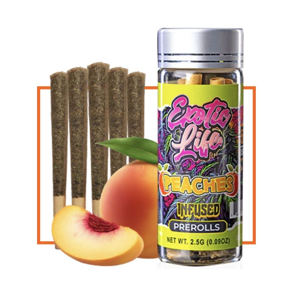 Peaches Infused Pre-Roll (5-Pack)