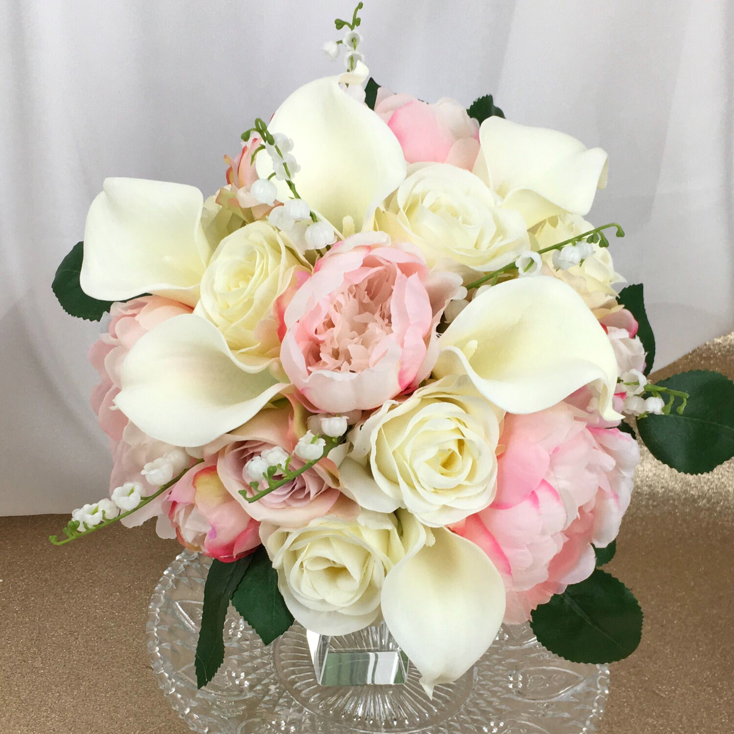 Peony and rose bouquet Clearance
