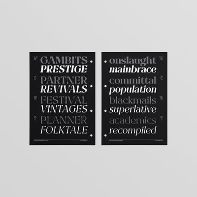 Celaraz Specimen Sheets