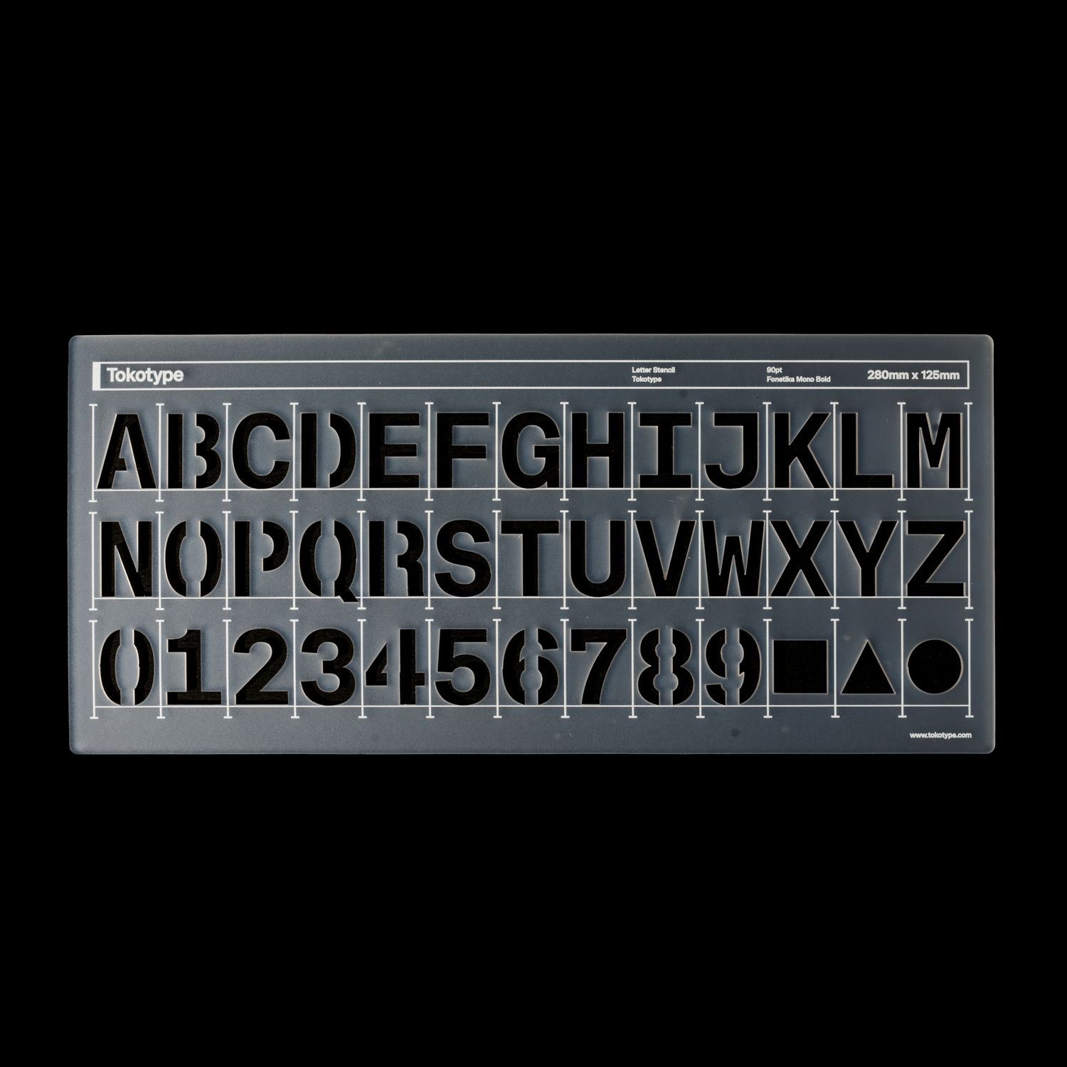 Type Stencil - Fonetika Mono