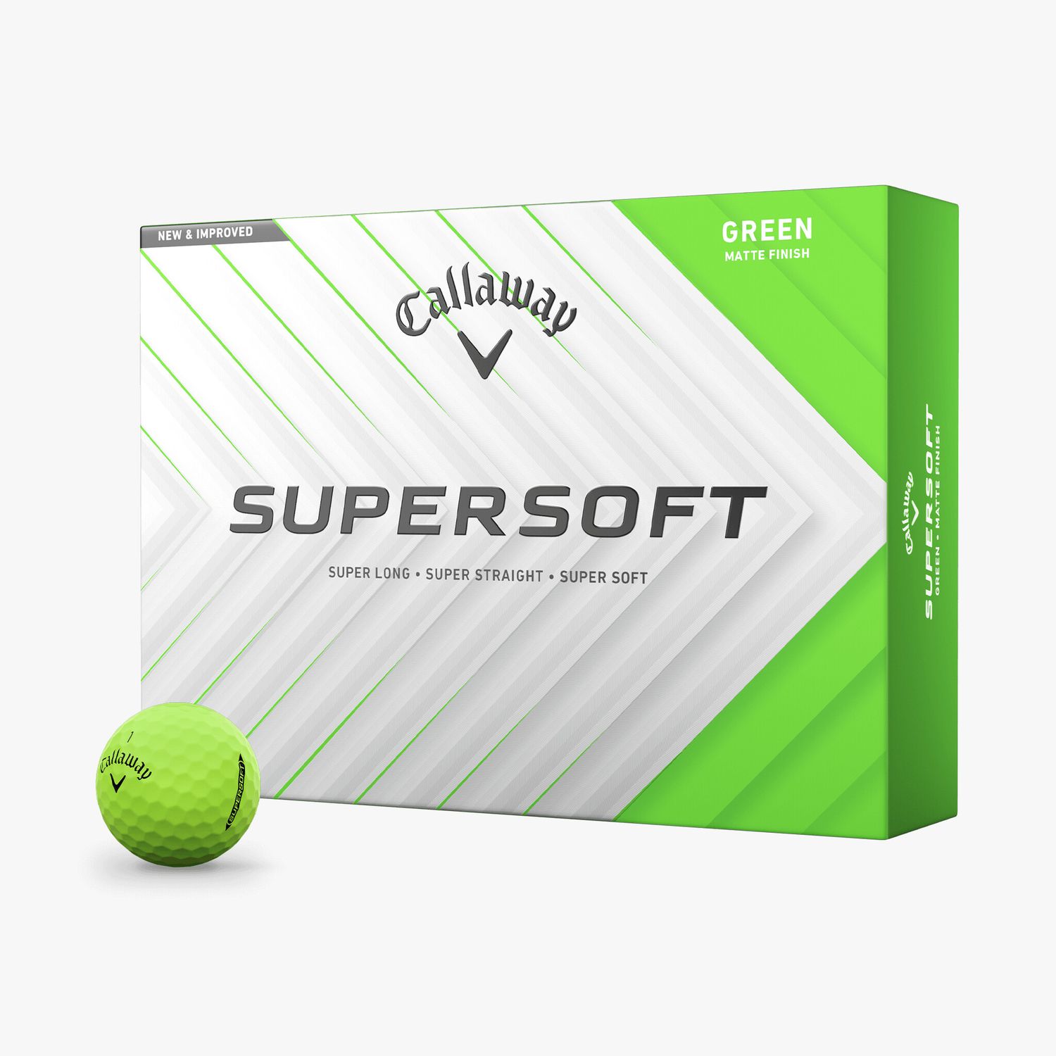 Callaway Supersoft Golf Balls, Color: Green