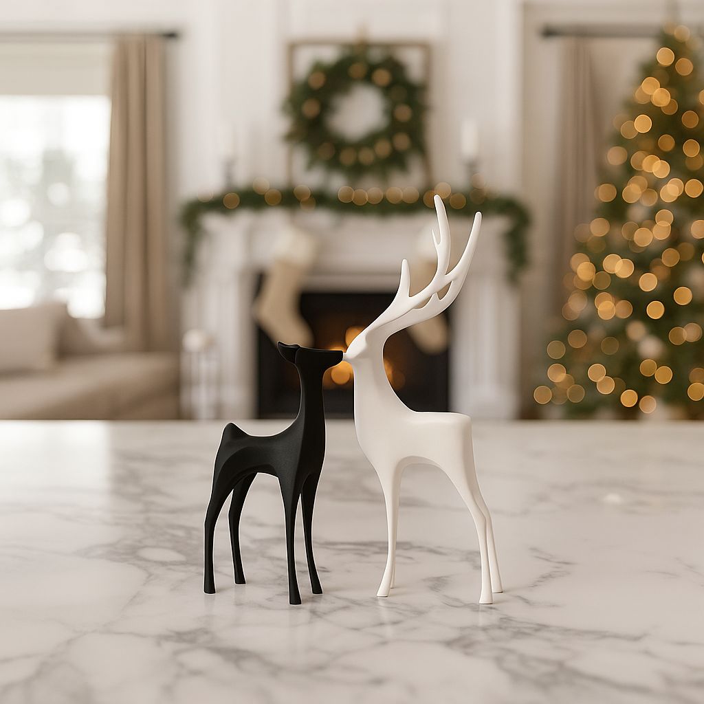Minimalist Reindeer Set