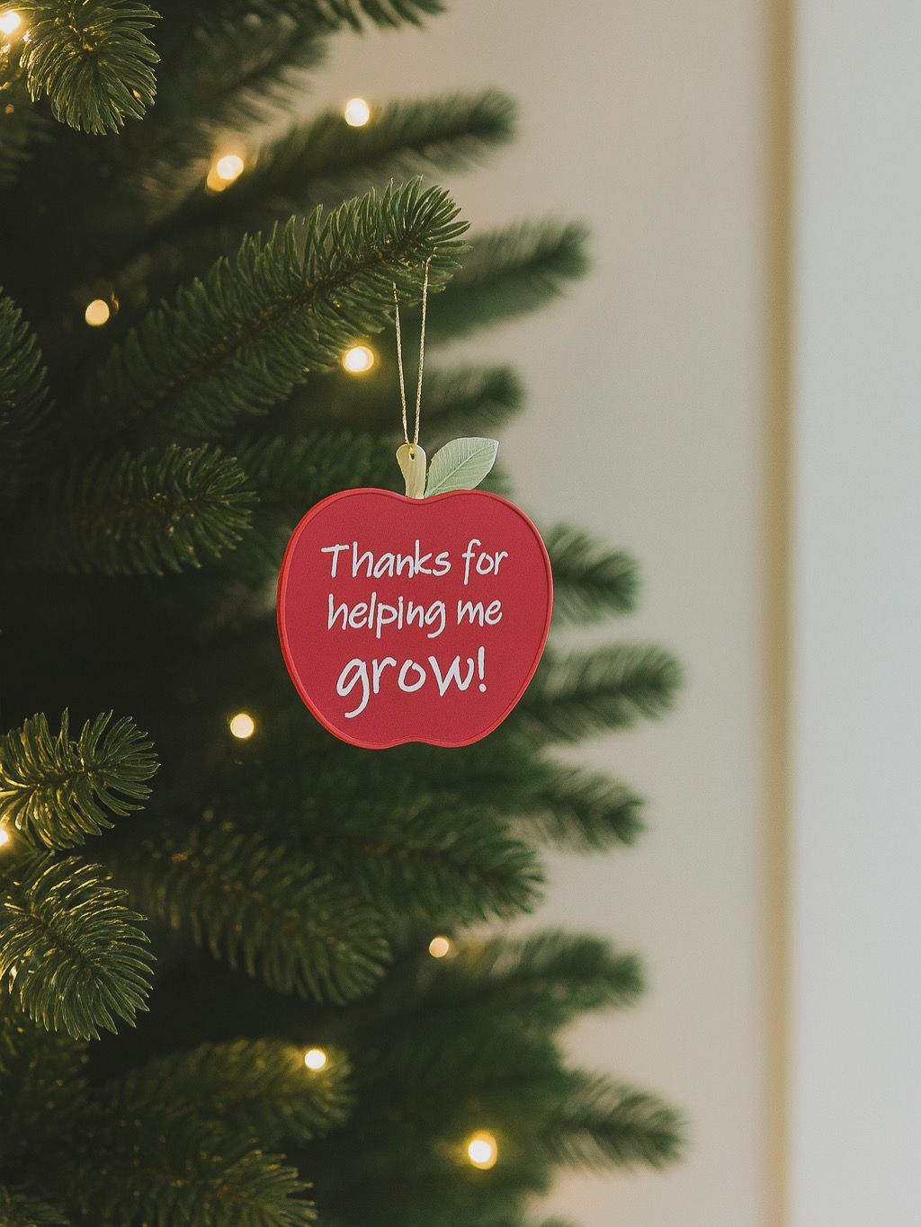 Teacher Apple Ornament