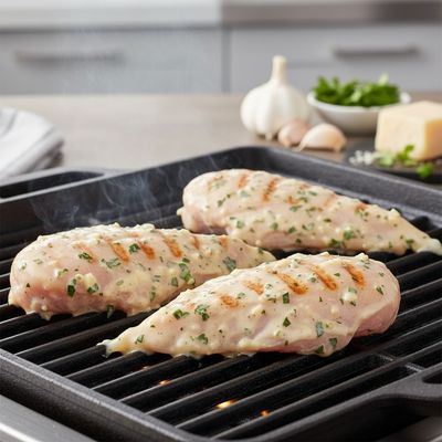 Garlic Parmesan Marinated Chicken Breast