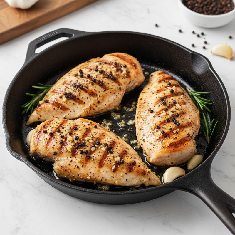 Garlic Peppercorn Marinated Chicken Breast