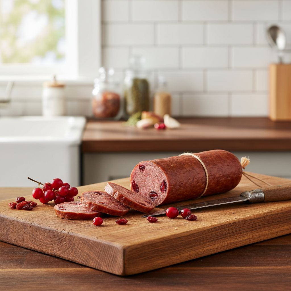 Cranberry Summer Sausage Cranberry Summer Sausage