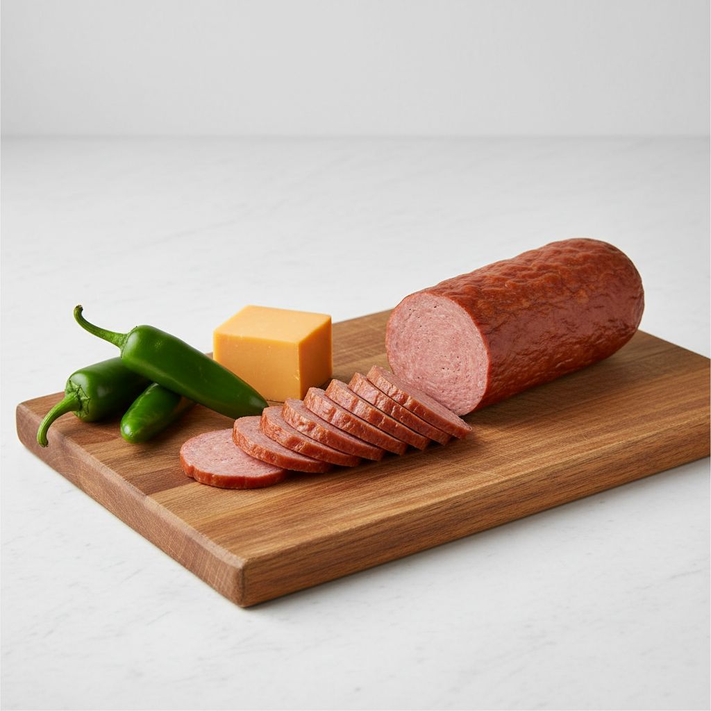 Jalapeno Cheddar Summer Sausage
