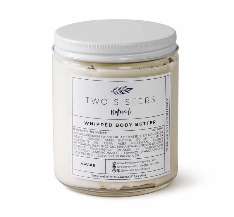 Awake whipped body butter ~ lemongrass, lavender &amp; eucalyptus
