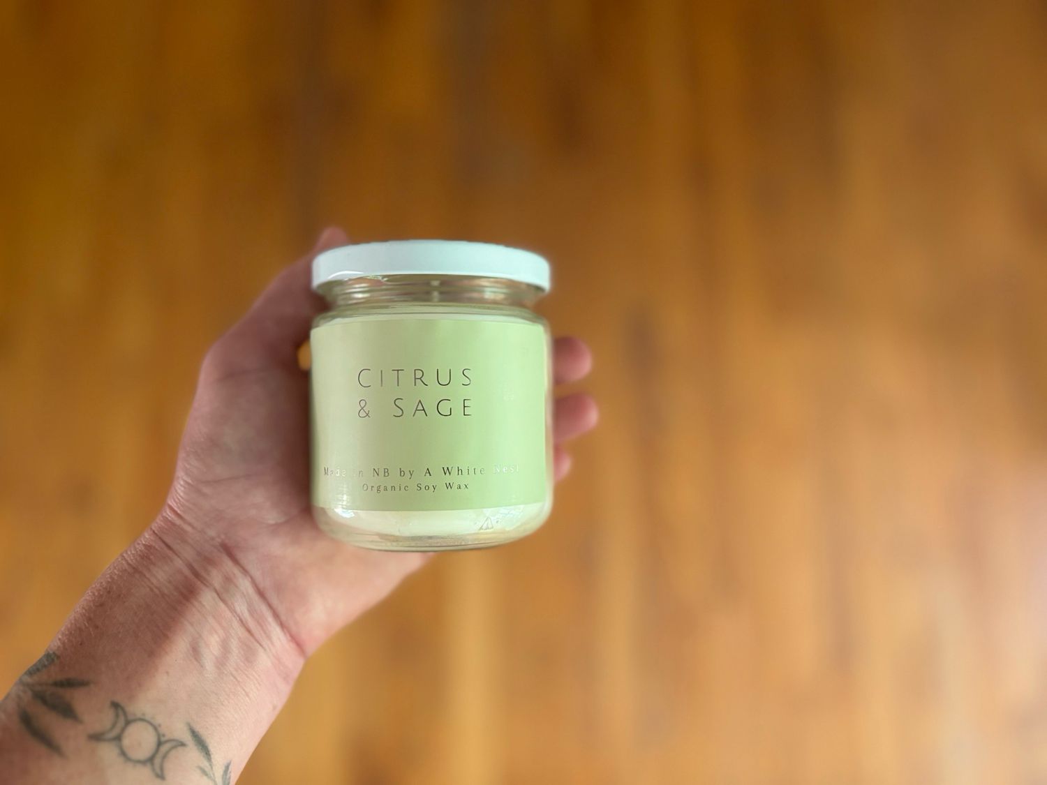 Citrus Sage - hand poured soy candle