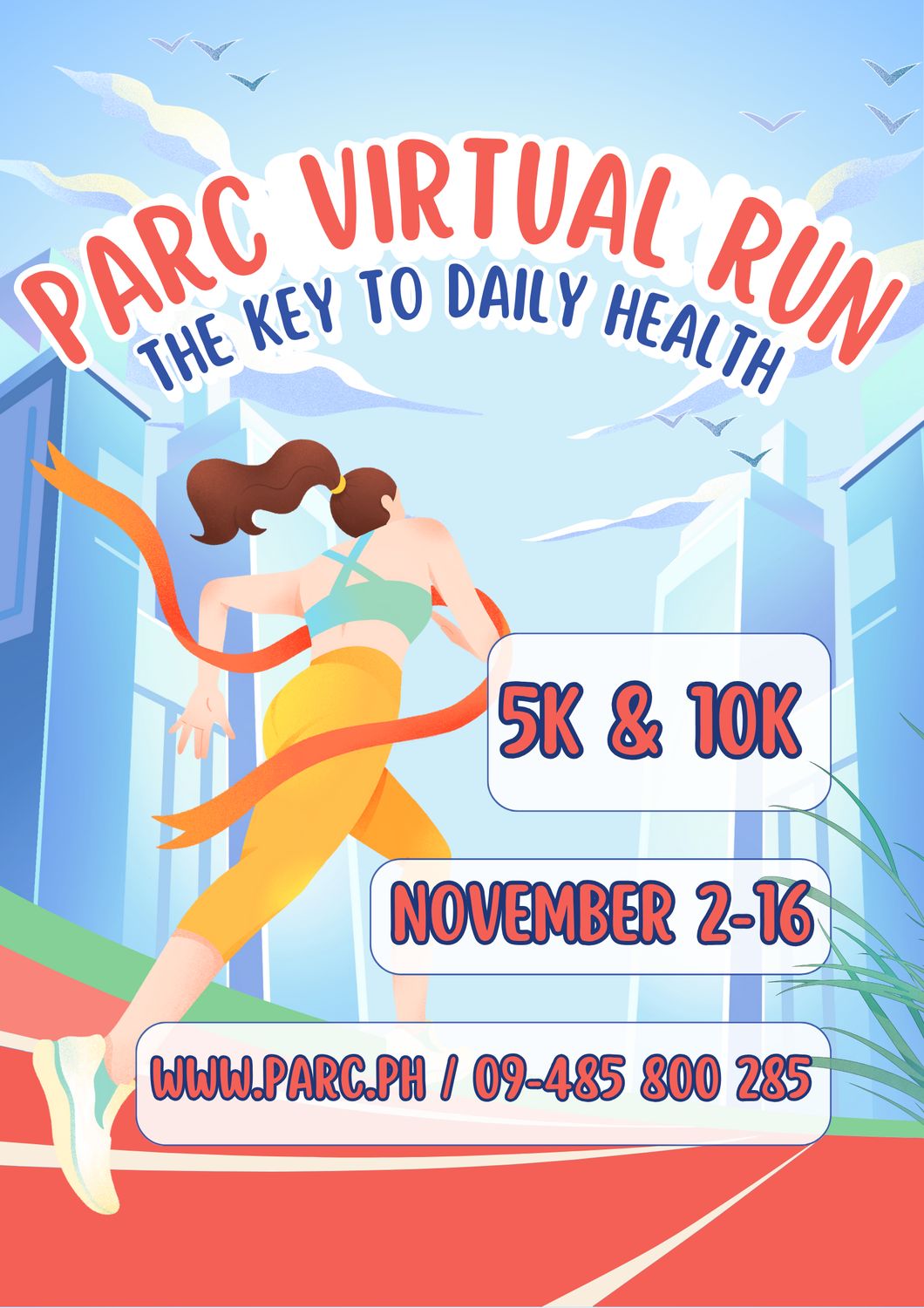 PARC VIRTUAL RUN 5km &amp; 10km between NOVEMBER 2-16