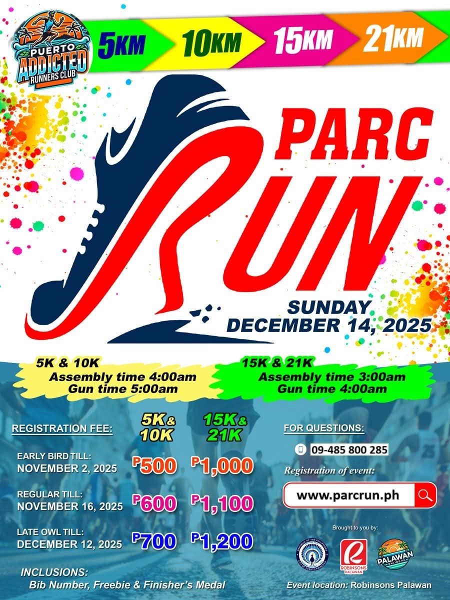 PARC Christmas Run 5k, 10k, 15k &amp; 21k on December 14, 2025