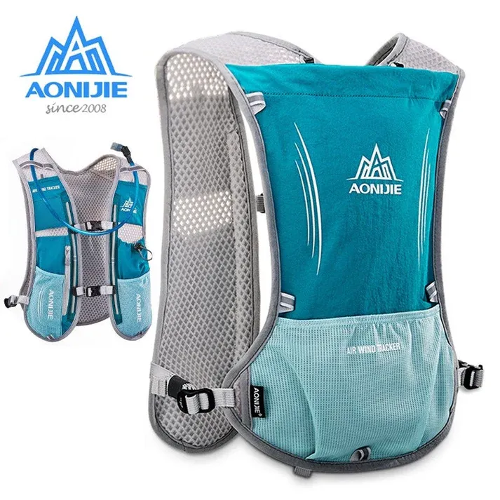 Aonijie 5L MINT GREEN Hydration Backpack Running Vest