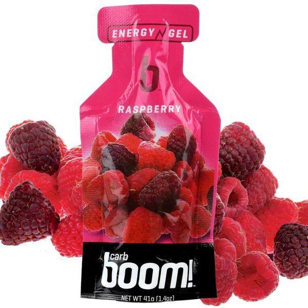 Carb Boom! Energy Gel Single Serve Pack 41g  - Raspberry