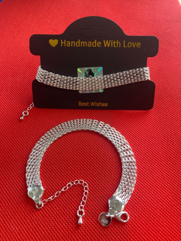 LentsCoins Edition: 925 Silberarmband mit Verlängerung – 18 cm