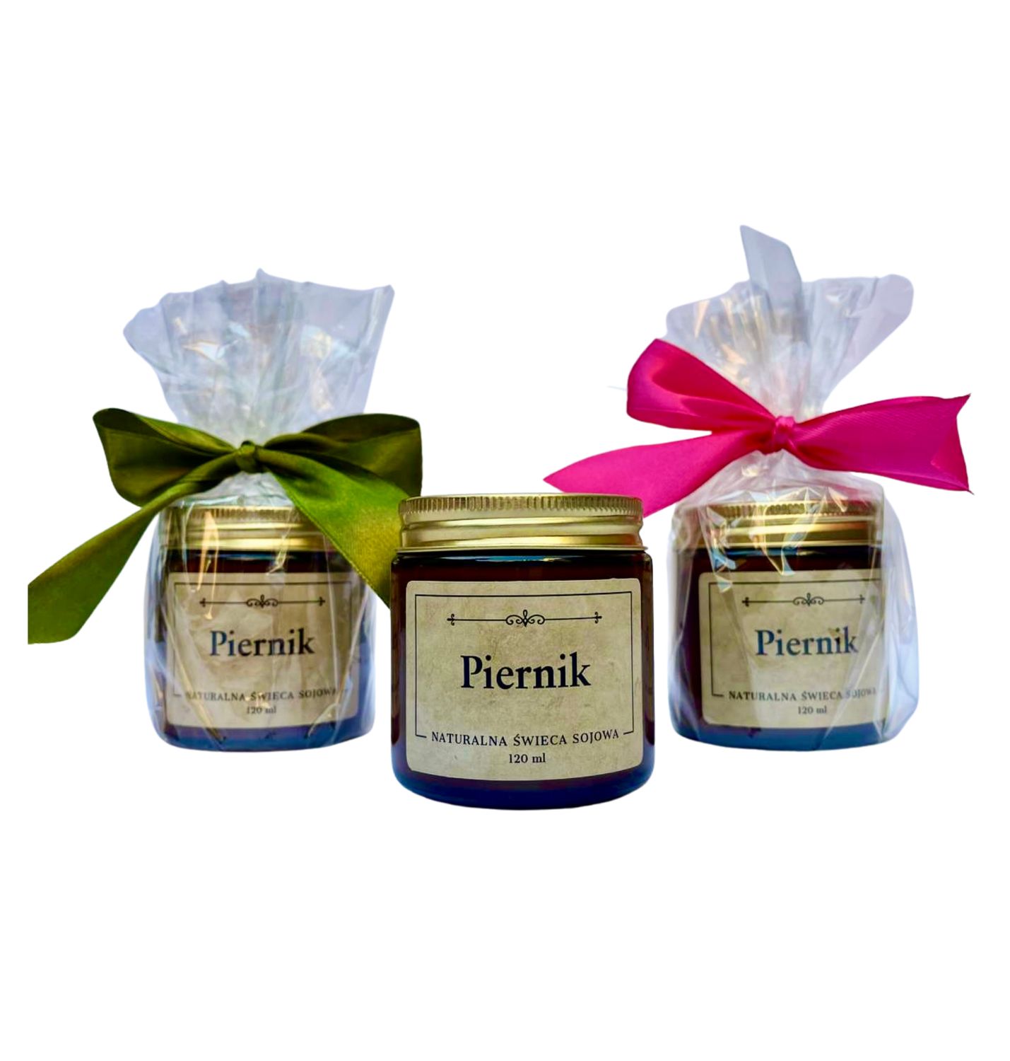 Piernikowa świeca sojowa